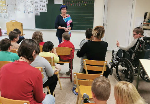 Obisk pisateljice Aksinje Kermauner